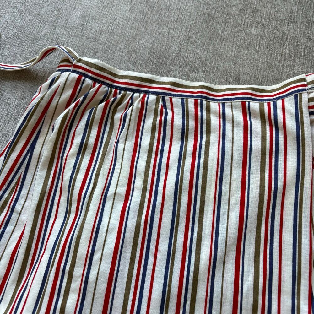 Rodier Paris Striped Midi Wrap Skirt - Picture 2 of 4
